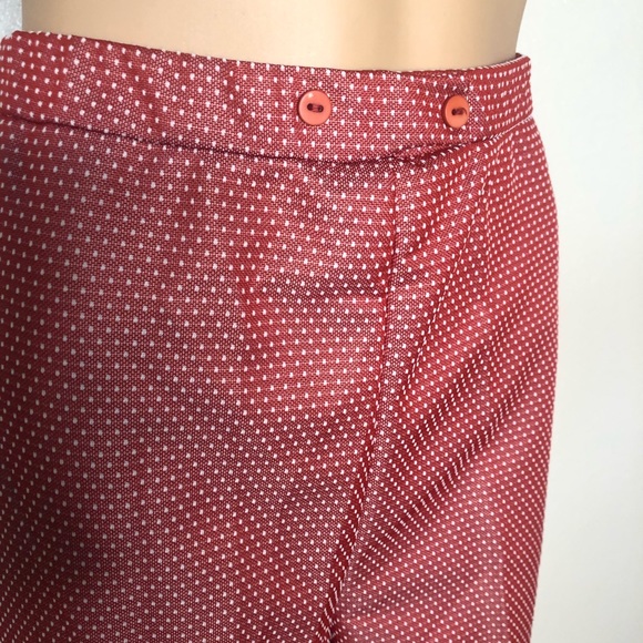 Vintage 70s High Waisted Wide Leg Pants - Picture 5 of 8